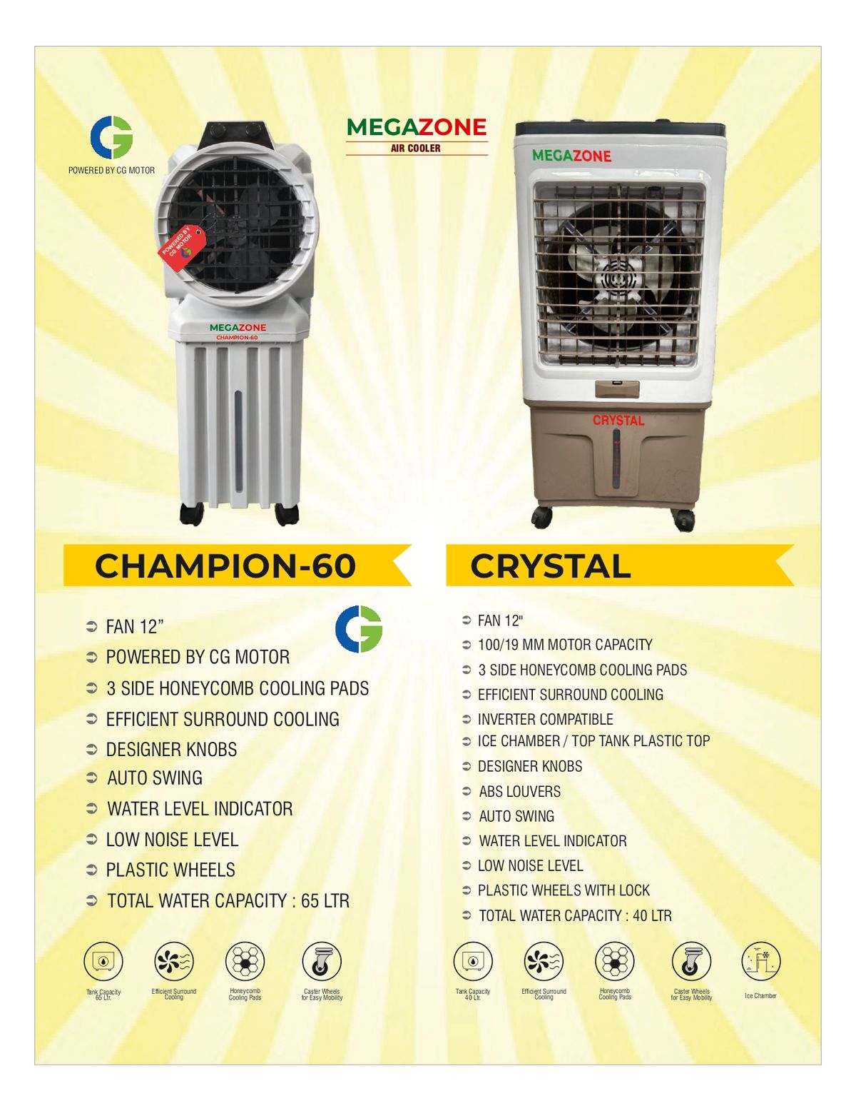 Megazone Crystal Air Cooler