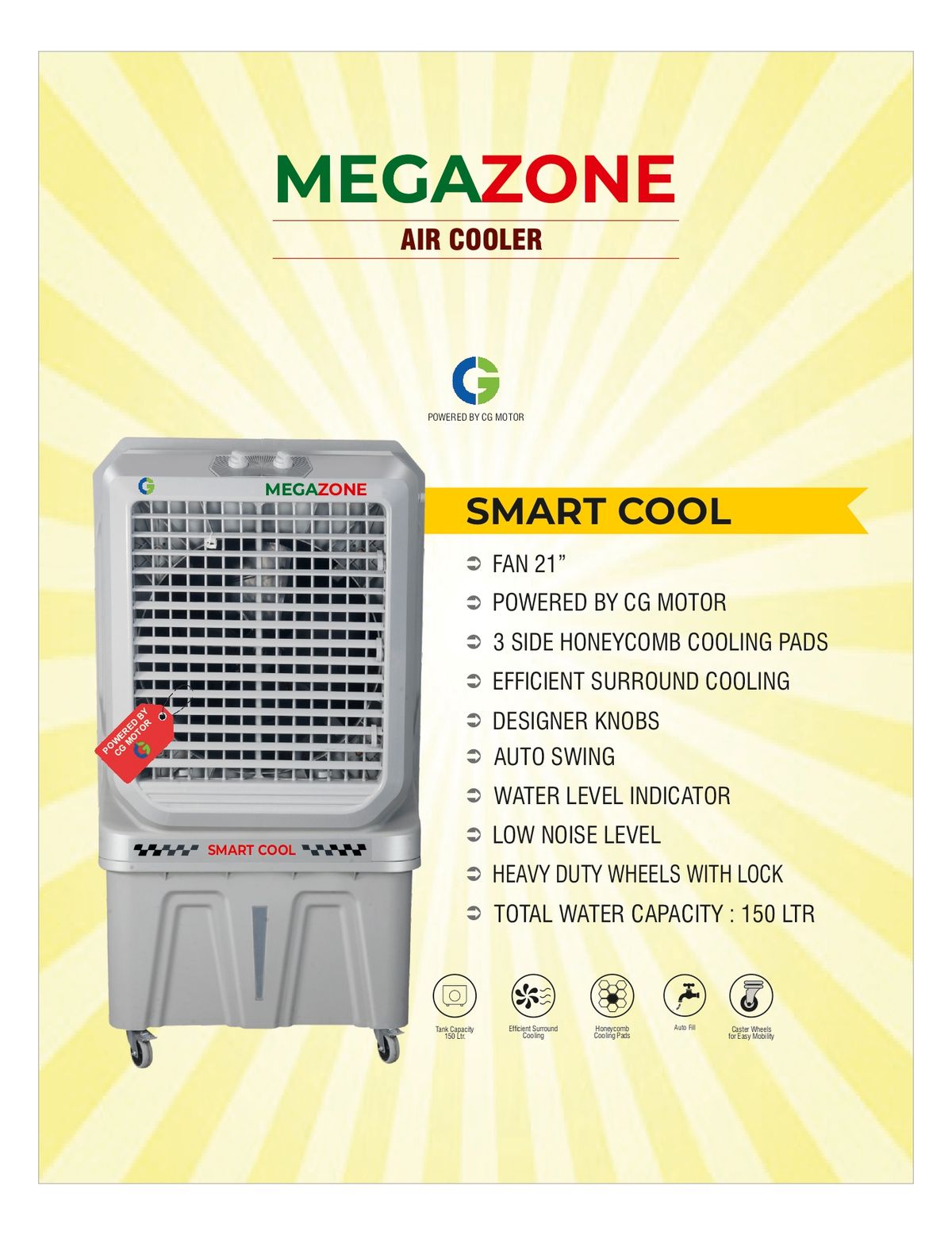 Megazone Smart Cool Air Cooler